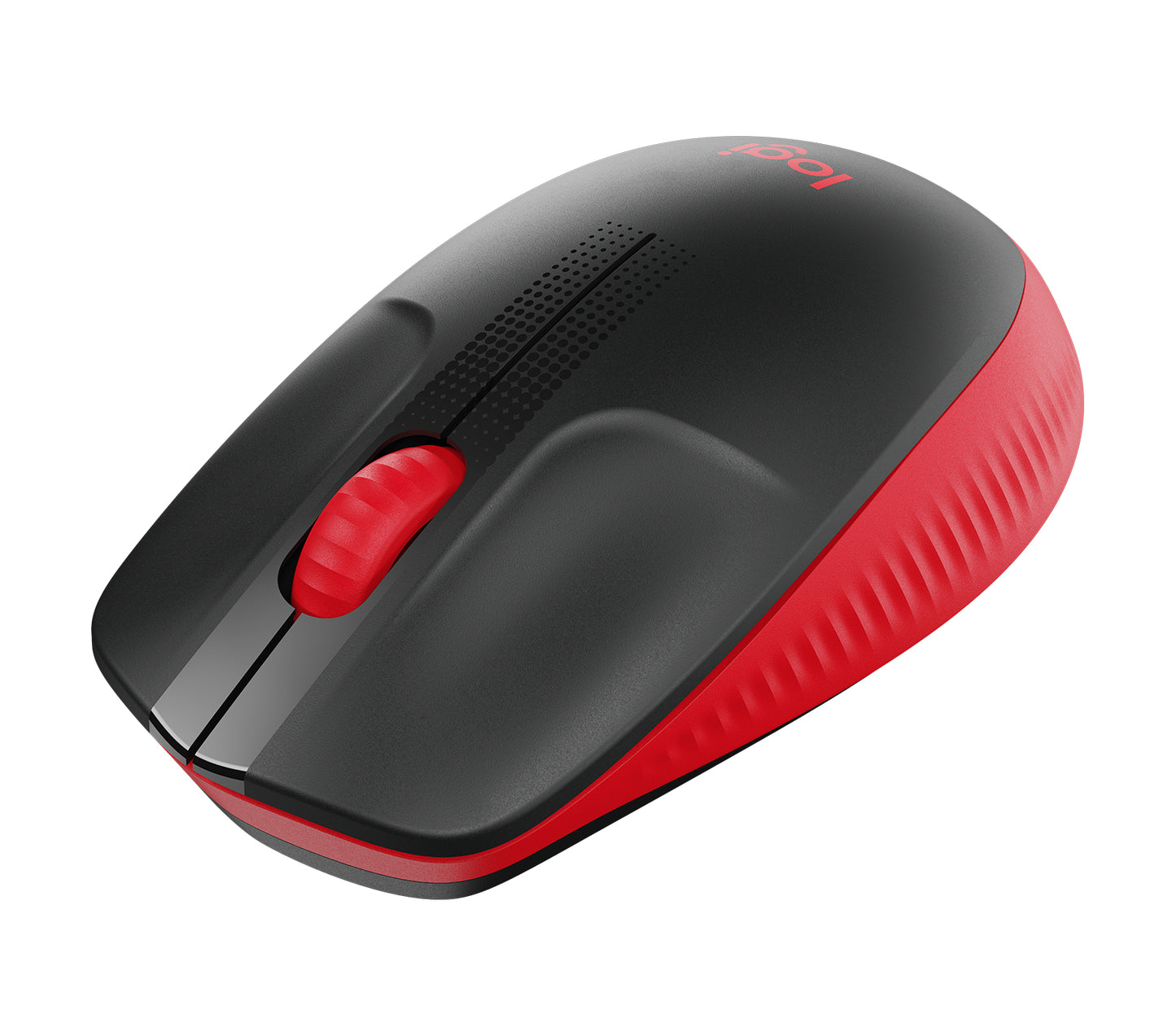 MOUSE INALAMBRICO M190 AMBIDIES DE TAMANO REGULAR COLOR ROJO