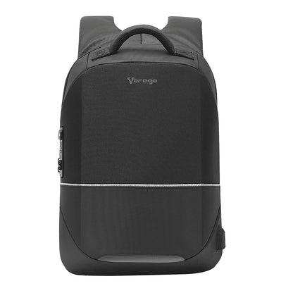 Mochila Vorago BP-401 Antirrobo Laptop 15.6" Cierres Candados TSA Color Negro