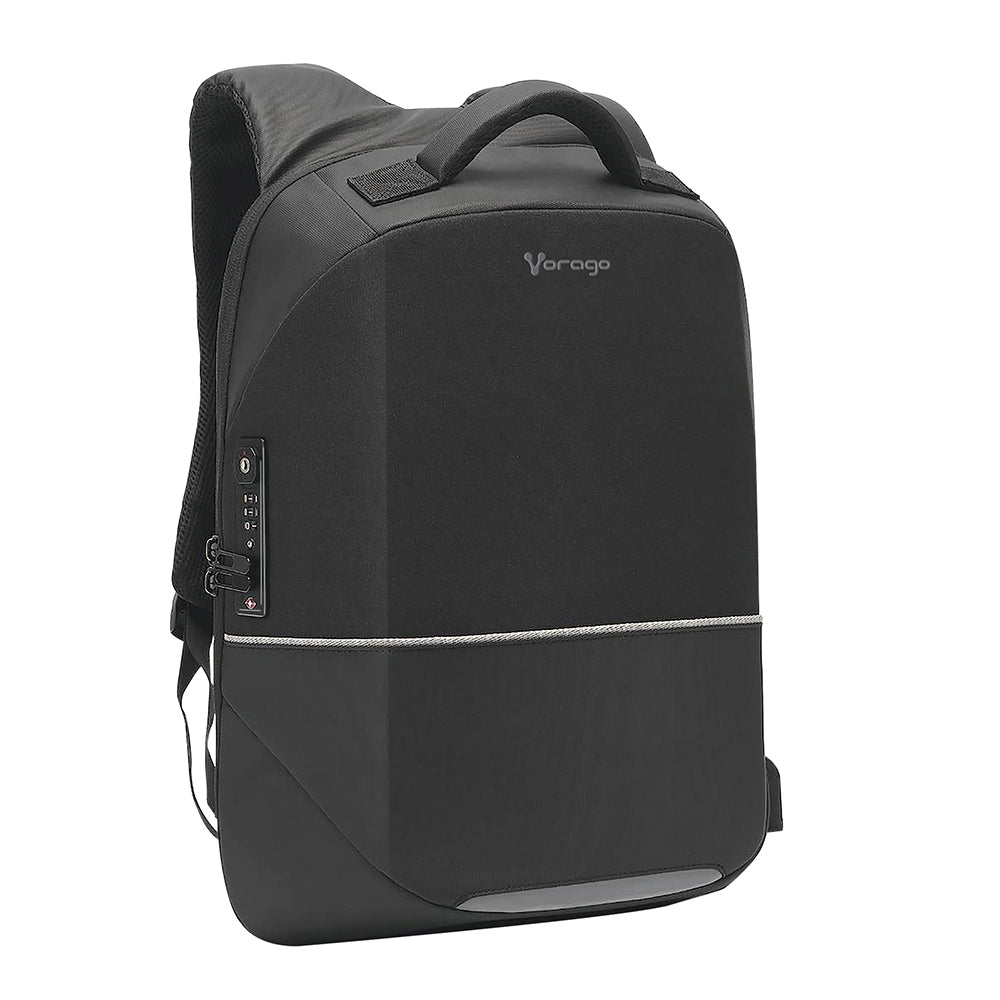 Mochila Vorago BP-401 Antirrobo Laptop 15.6" Cierres Candados TSA Color Negro