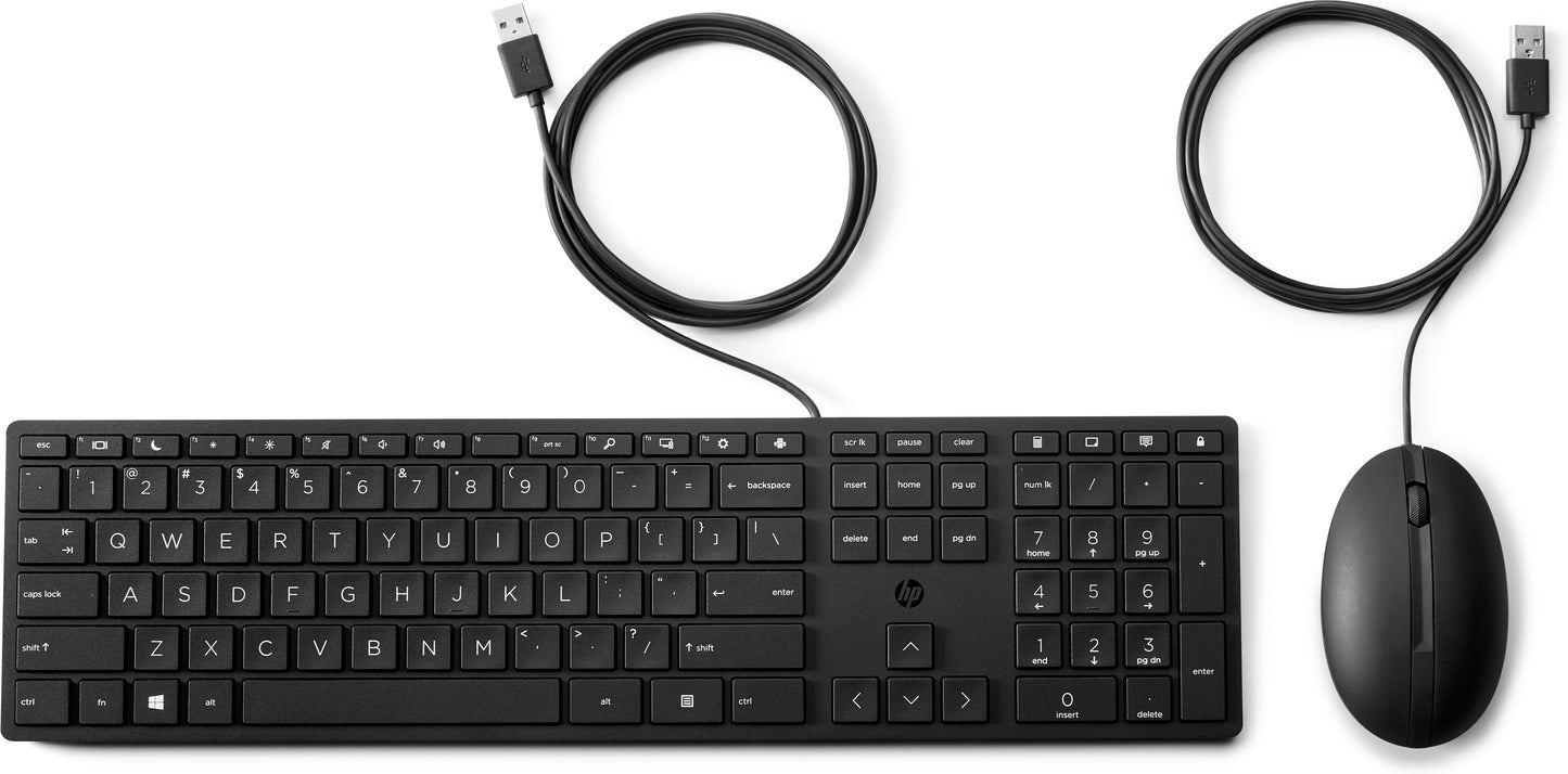 HP Mouse y teclado de escritorio 320MK con cable