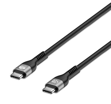 Cable Manhattan USB-C de Carga USB2.0 2m Color Negro