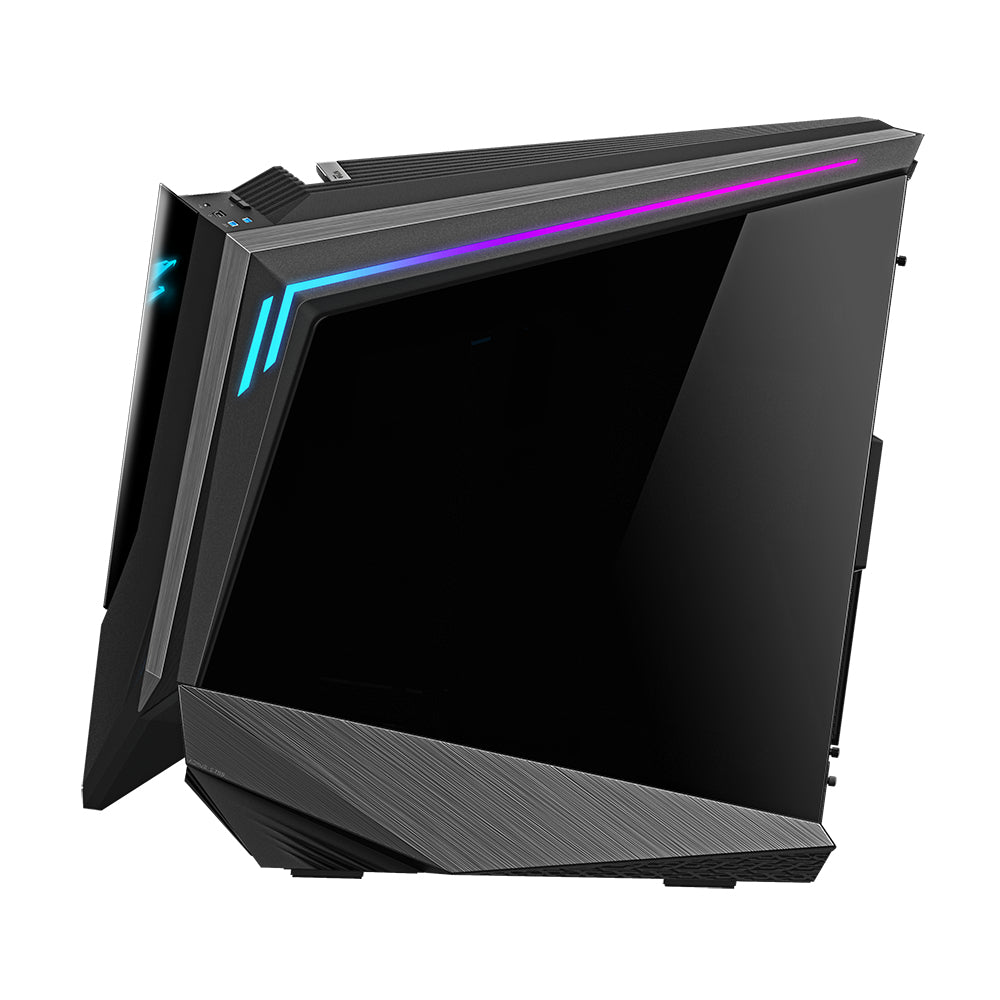 Gabinete Gamer Gigabyte Aorus C700 Glass Torre Completa ITX mATX ATX EATX 5xFan RGB Fusion 2.0 Cristal Templado Negro