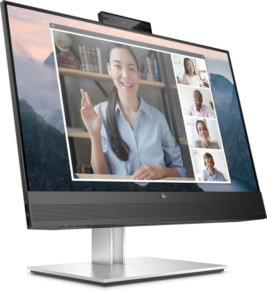 HP E24mv G4 monitor de computadora 60.5 cm (23.8") 1920 x 1080 Pixeles Full HD Negro, Plata