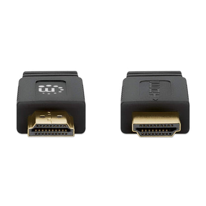 Cable Manhattan HDMI Plano Alta Velocidad con Ethernet 10m Color Negro