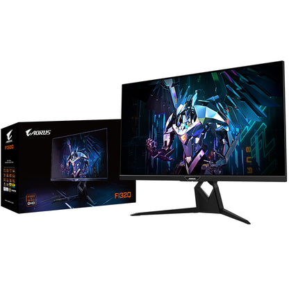 Monitor Gigabyte AORUS Gaming FI32Q 31.5" IPS QHD 2560x1440 2xHDMI 1xDP 1ms GTG 170Hz HDR400 FreeSync Color Negro