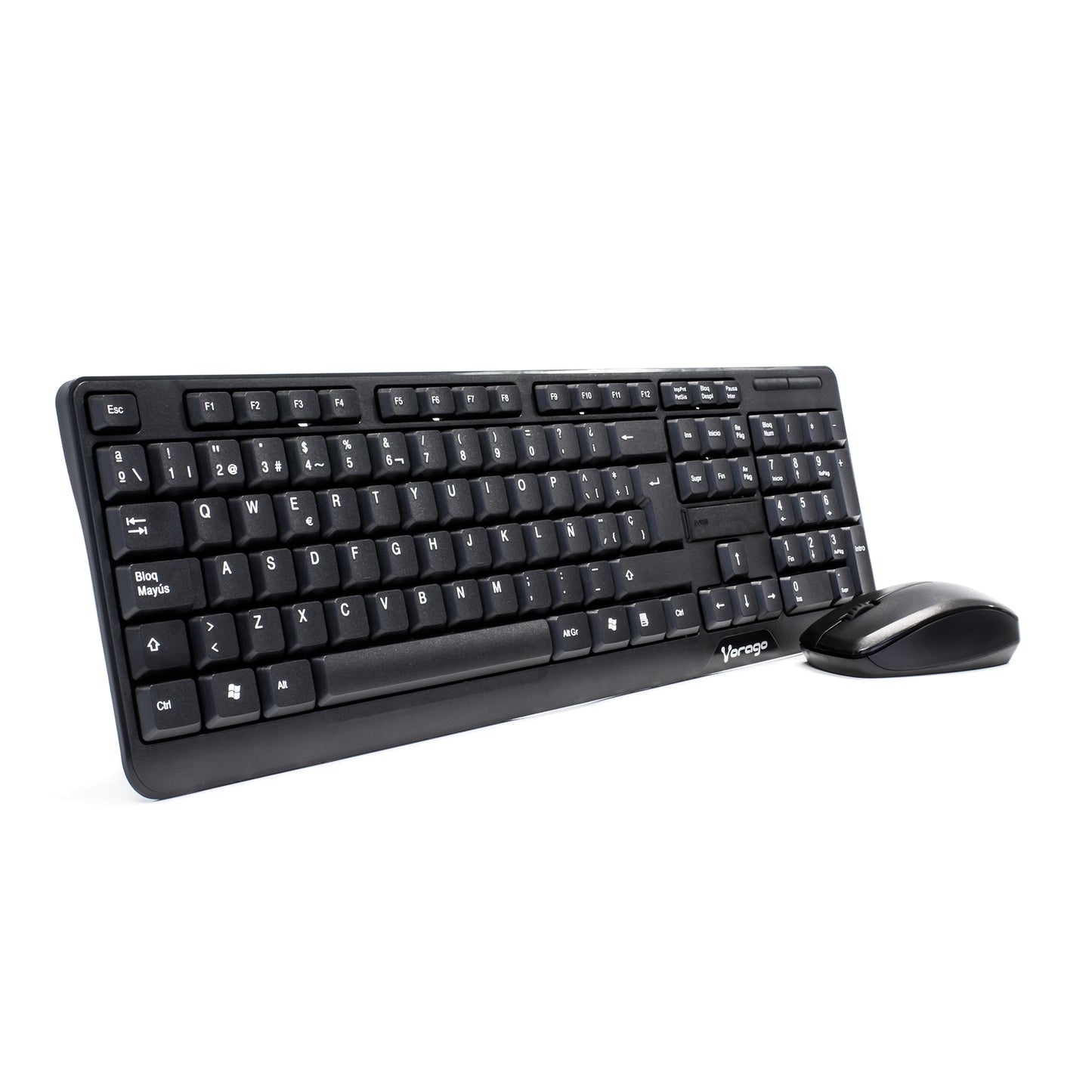 KIT TECLADO Y MOUSE VORAGO KM 302 INALAMBRICO NEGRO