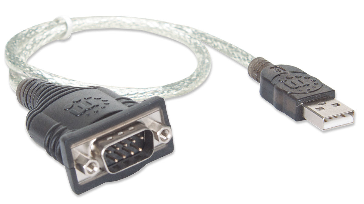 CABLE ADAPTADOR CONVERTIDOR USB A SERIAL DB9 RS232 45CM BLISTER