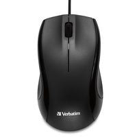 Mouse VERBATIM Alámbrico USB 1000 DPI - Negro