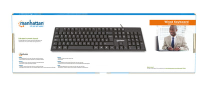 Teclado MANHATTAN MX USB Cableado