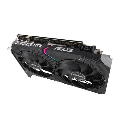 Tarjeta de Video Asus Dual GeForce RTX3060 V2 OC 12GB Dual Fan GDDR6 PCIe 4 0 192 bits HDMI DP