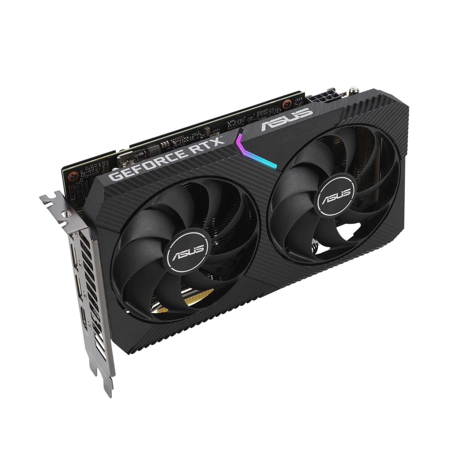 Tarjeta de Video Asus Dual GeForce RTX3060 V2 OC 12GB Dual Fan GDDR6 PCIe 4 0 192 bits HDMI DP