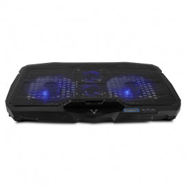 Base Enfriadora Vorago CP-301 Laptop Hasta 17" 5 Posiciones LED Ventiladores Color Negro