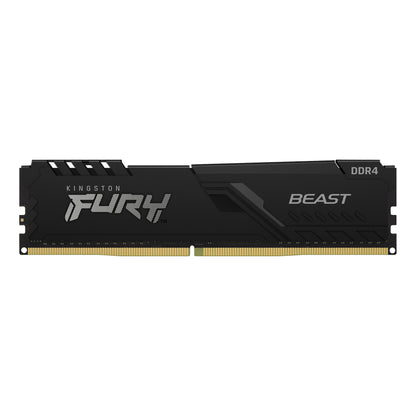 Memoria Ram Kingston FURY Beast 8 GB 2666MHz DDR4 CL16 DIMM Color Negro