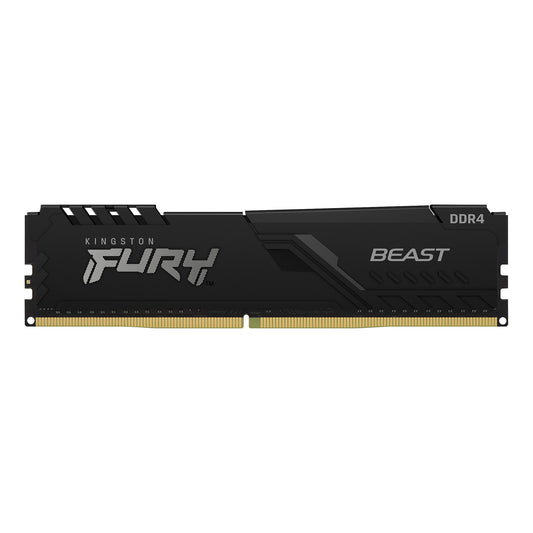 Memoria Ram Kingston FURY Beast 8 GB 2666MHz DDR4 CL16 DIMM Color Negro