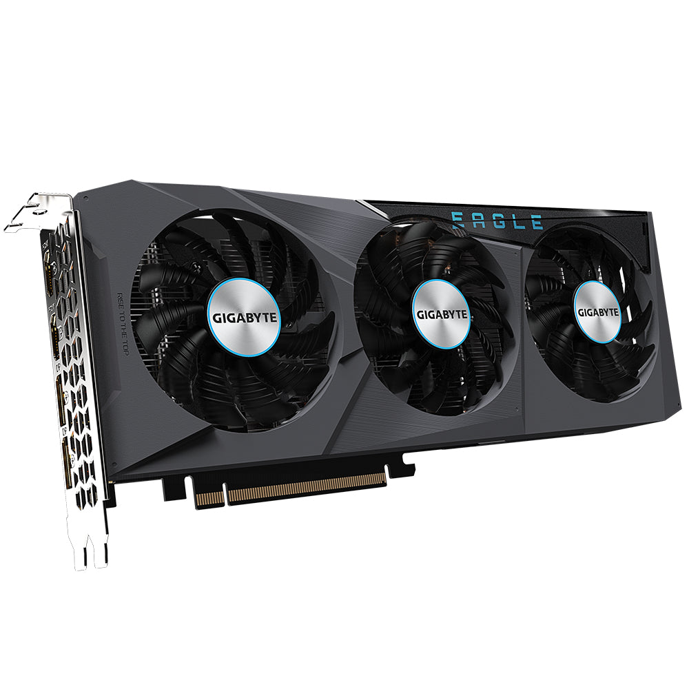 Tarjeta de Video Gigabyte Eagle Radeon RX6600 8GB Triple Fan GDDR6 PCIe 4.0 2xHDMI 2xDP