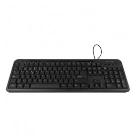 Teclado Vorago KB-204 Alámbrico Multimedia USB Color Negro