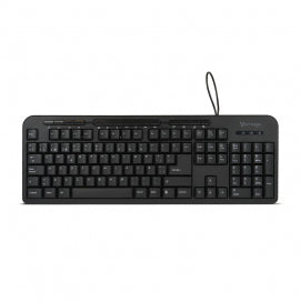 Teclado Vorago KB-204 Alámbrico Multimedia USB Color Negro