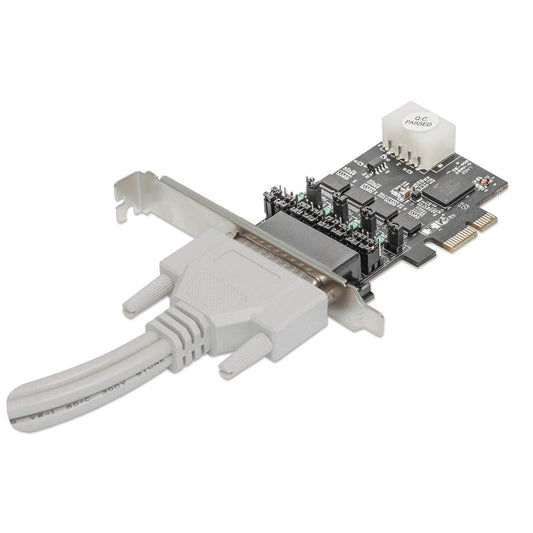 TARJETA SERIAL PCIE CON ADAPTADOR 4 PUERTOS DB9