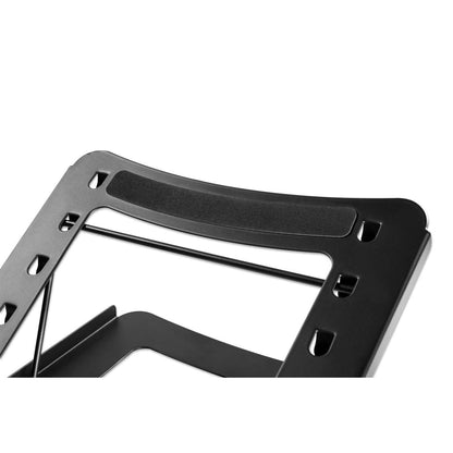 Soporte Manhattan Ajustable para Laptop/Tablet 10" a 15.6" Plegable 5 Posiciones Hasta 5 Kg Color Negro