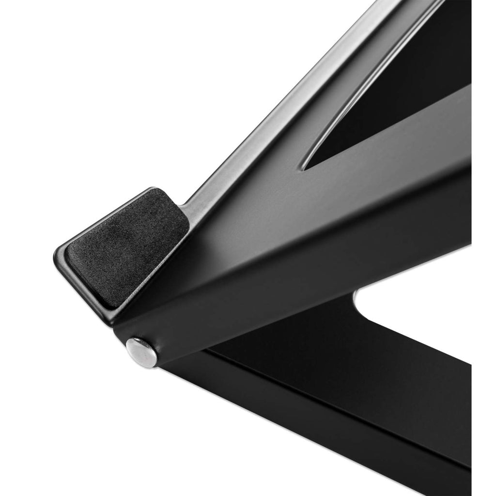 Soporte Manhattan Ajustable para Laptop/Tablet 10" a 15.6" Plegable 5 Posiciones Hasta 5 Kg Color Negro