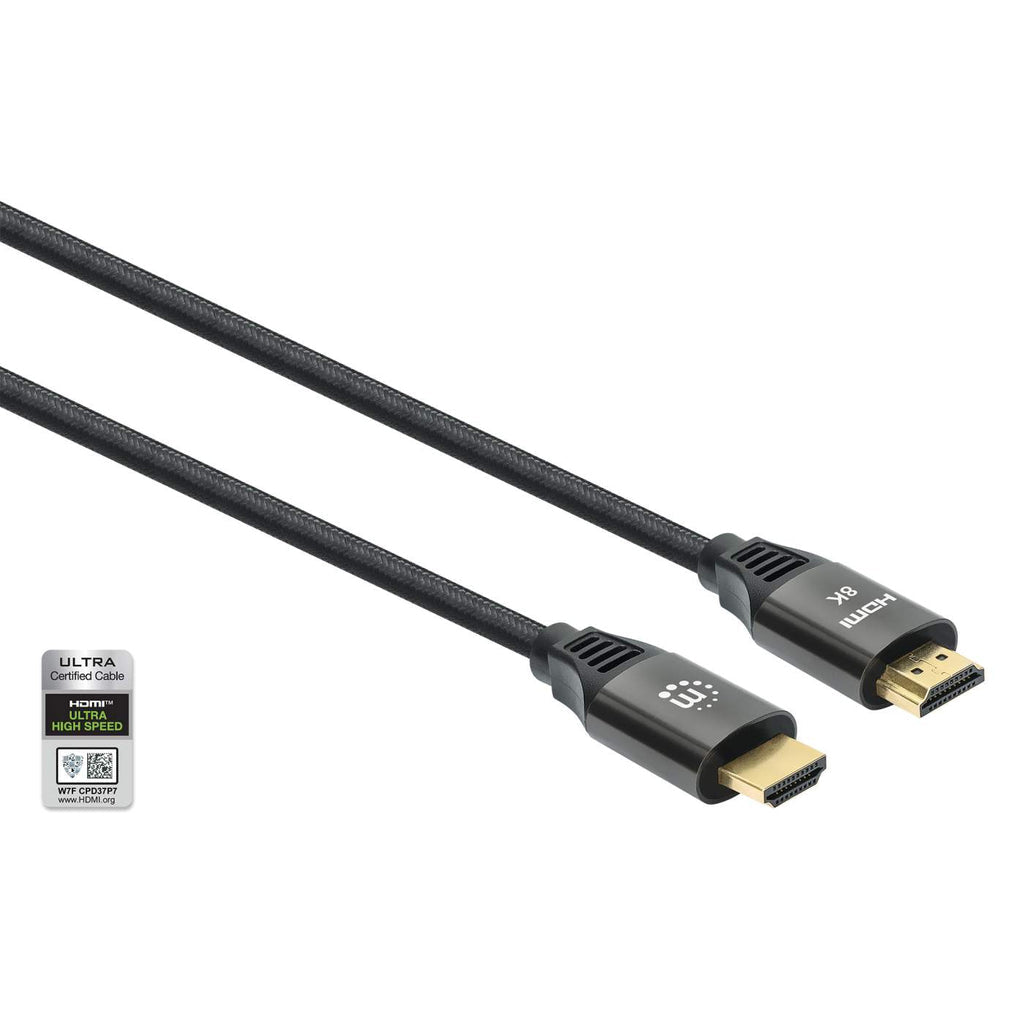 CABLE HDMI 2.1 TEXTIL M-M  1.0M 8K 60HZ