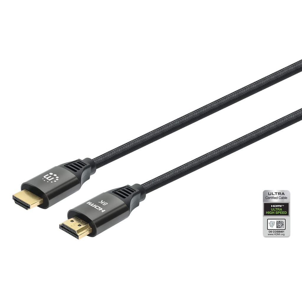 CABLE HDMI 2.1 TEXTIL M-M  2.0M 8K 60HZ