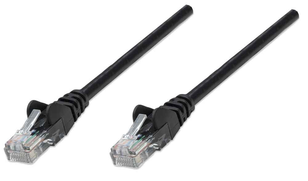 CABLE DE RED PATCH CAT5E RJ45 7.6M NEGRO