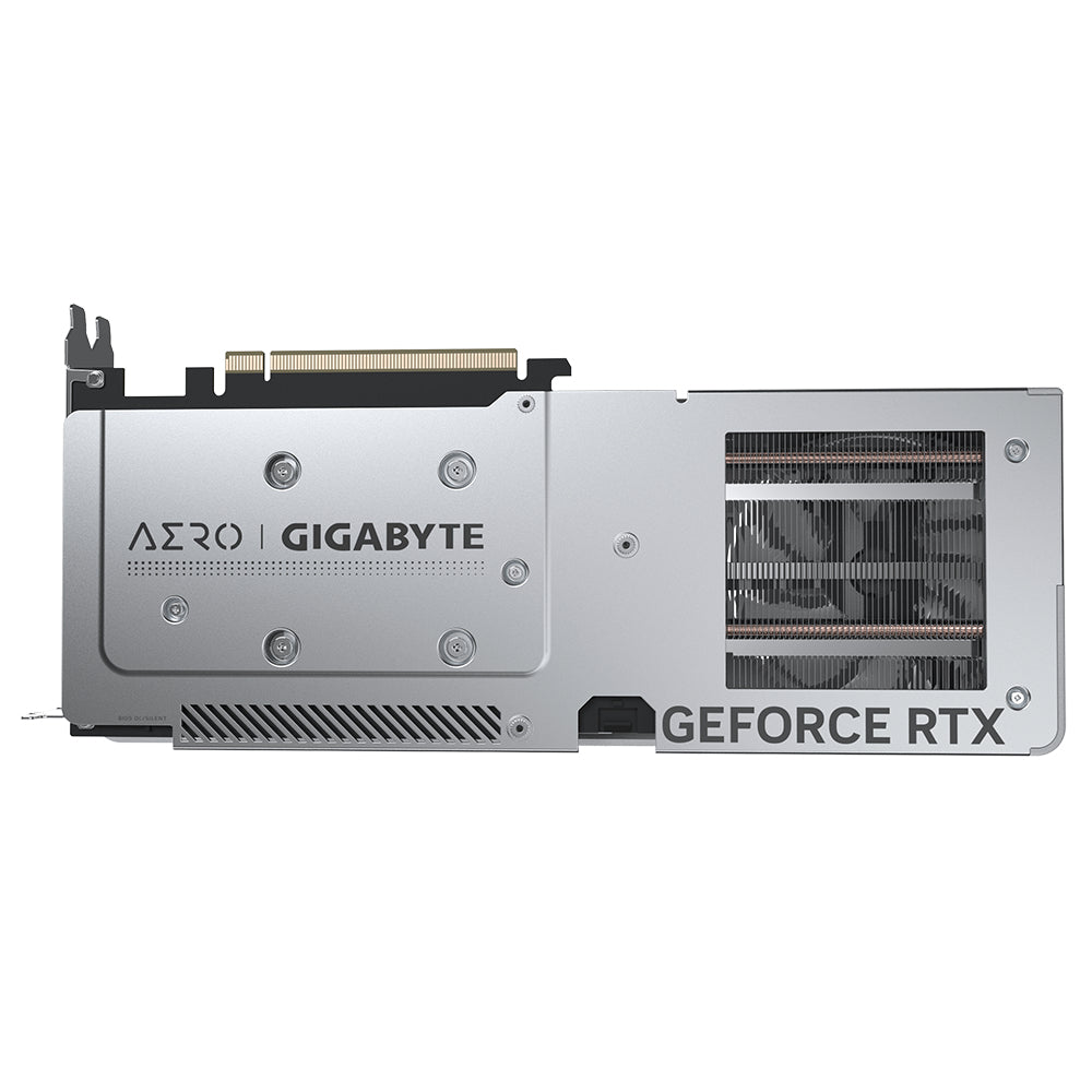 Tarjeta de Video Gigabyte Aero Geforce RTX4060 OC 8GB White Triple Fan GDDR6 PCIe 4.0 2xHDMI 2xDP