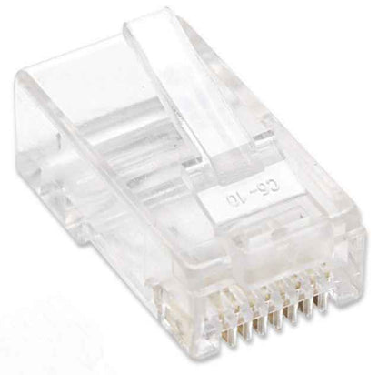 PLUG MODULAR RJ45 UTP CAT5E MULTIFILAR BOTE CON 100 PIEZAS