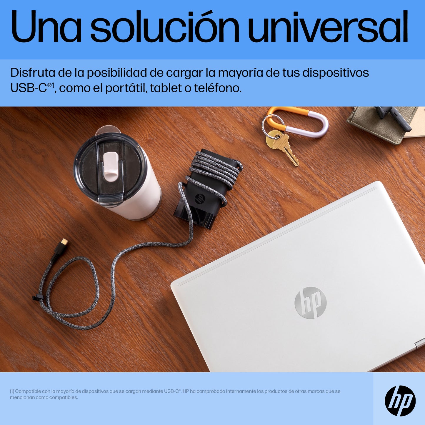 CARGADOR LAPTOP HP 65W USB-C