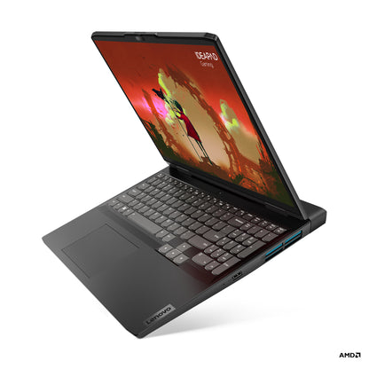 Laptop Lenovo (D90) Ideapad Gaming 3-16ARH7 16" AMD R7 6800H Disco duro 512 GB SSD Ram 16 GB Windows 11 Home Color Gris