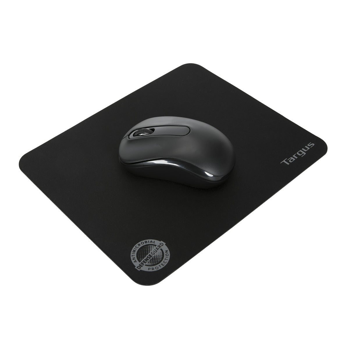 Mouse Pad Targus Antimicrobiana Ultraportátil Color Negro