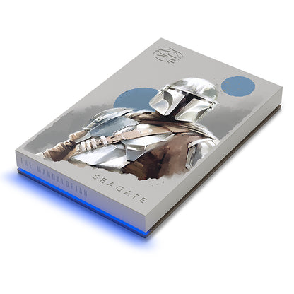 Disco Duro Externo Seagate FireCuda 2TB 2.5" USB 3.0 Edicion StarWars The Mandalorian RGB para PC MAC PS4/5 Xbox One X/S