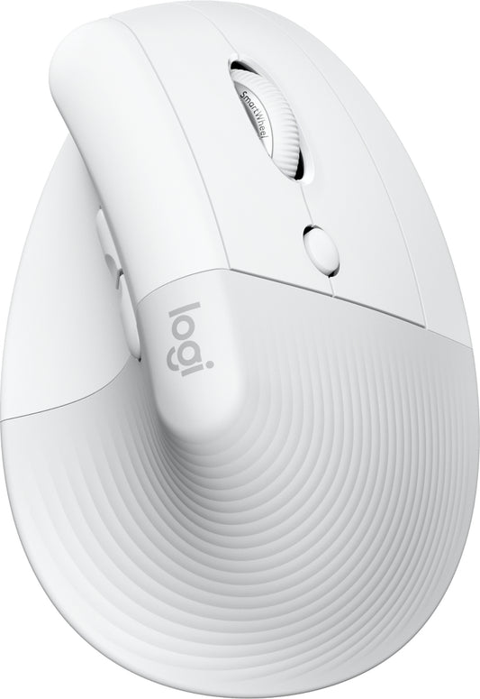 MOUSE ERGONOMICO LIFT VERTICAL WHITE