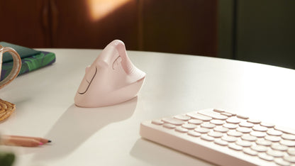 MOUSE ERGONOMICO LIFT VERTICAL WHITE