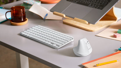 MOUSE ERGONOMICO LIFT VERTICAL WHITE