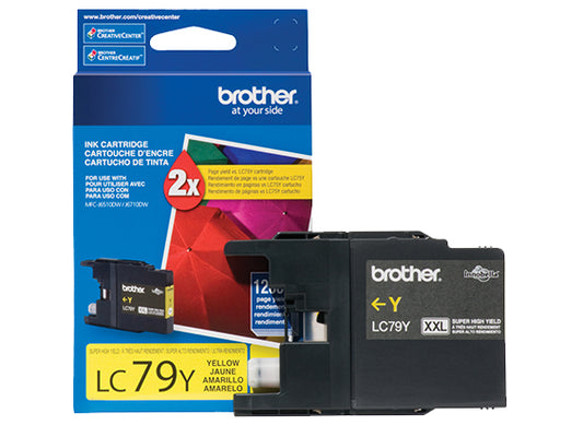 Tinta Brother LC79Y Rendimiento 1200 Páginas Color Amarillo