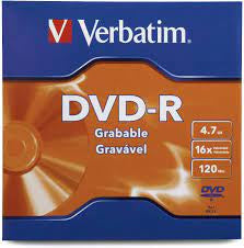 DVD-R Verbatim 4.7GB 16X C/50 Piezas