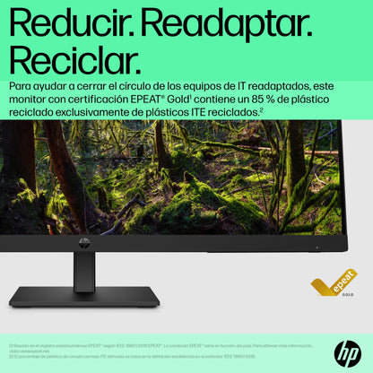 HP P32u G5 USB-C QHD Monitor,  Resolución 2560 X 1440 (QHD), aspect ratio 16:9, Puertos HDMI; USB-C; DisplayPort,no webcam, Control de alimentación; Brillo; Salir; Control de menú; Control de entrada; Información; Control de color; Control de imagen;...