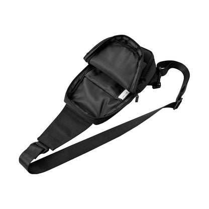 MOCHILA PECHERA CRUZADA VORAGO CB-300 POLYESTER NEGRA