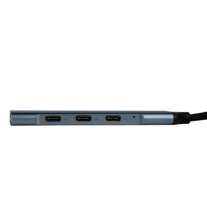 CONCENTRADOR HUB VORAGO HU-205 SLIM 3 TIPO C + 1 USB 3.0 ADAPTADOR