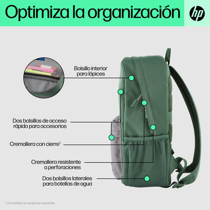 Mochila HP Campus Green 15.6