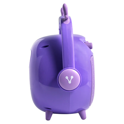 BOCINA VORAGO BSP-205 BLUETOOTH MSD / USB / 3.5MM MICROFONO CON MODOS DE VOZ COLOR PURPURA