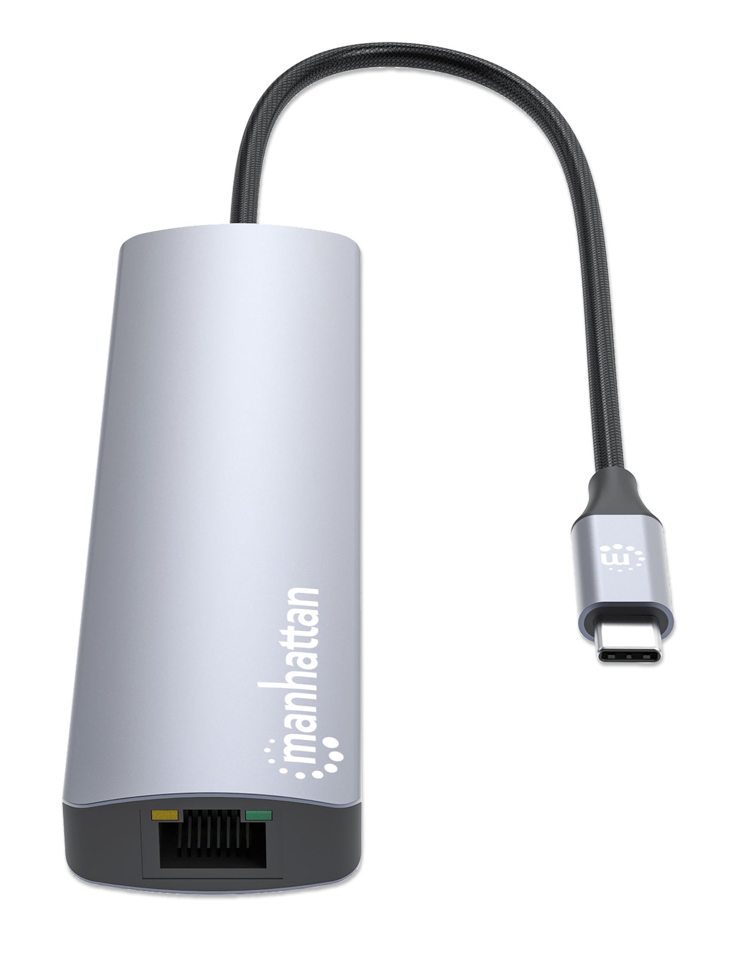 Estacion Docking USB-C  MANHATTAN con Hub 6 en 1