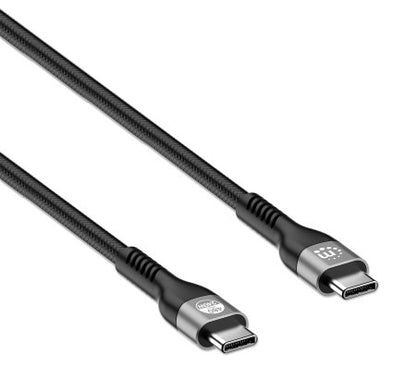 Cable Manhattan USB-C de Carga USB2.0 2m Color Negro