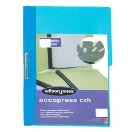 ACCOPRESS CRH CTA NP AZ CLARO C/10