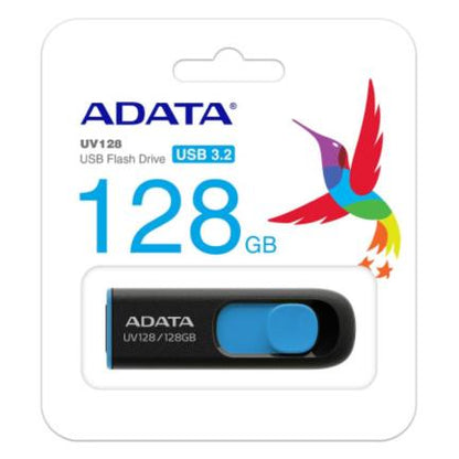 Memoria USB Adata UV128 128 GB 3.2 Color Negro-Azul