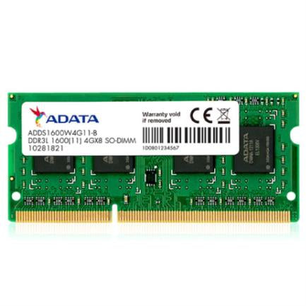 MEMORIA RAM ADATA 4GB DDR3L SOD IMM 1600 MHZ 1.35V