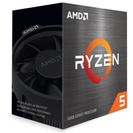 Procesador AMD Ryzen 5 5500 3.6GHz 32MB 65W S AM4 Hexa Core sin Gráficos con Disipador 100-100000457BOX