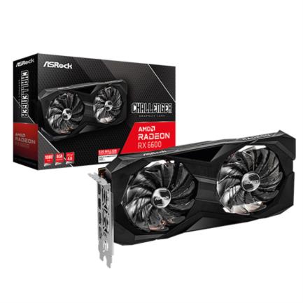 Tarjeta de Video AMD (D90)Asrock Challenger Radeon RX6600 8GB Dual Fan GDDR6 PCIe 4.0 1xHDMI 3xDP